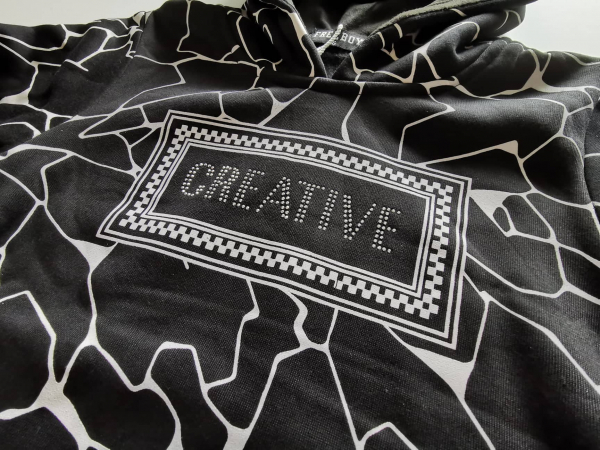 Hoodie Creative schwarz